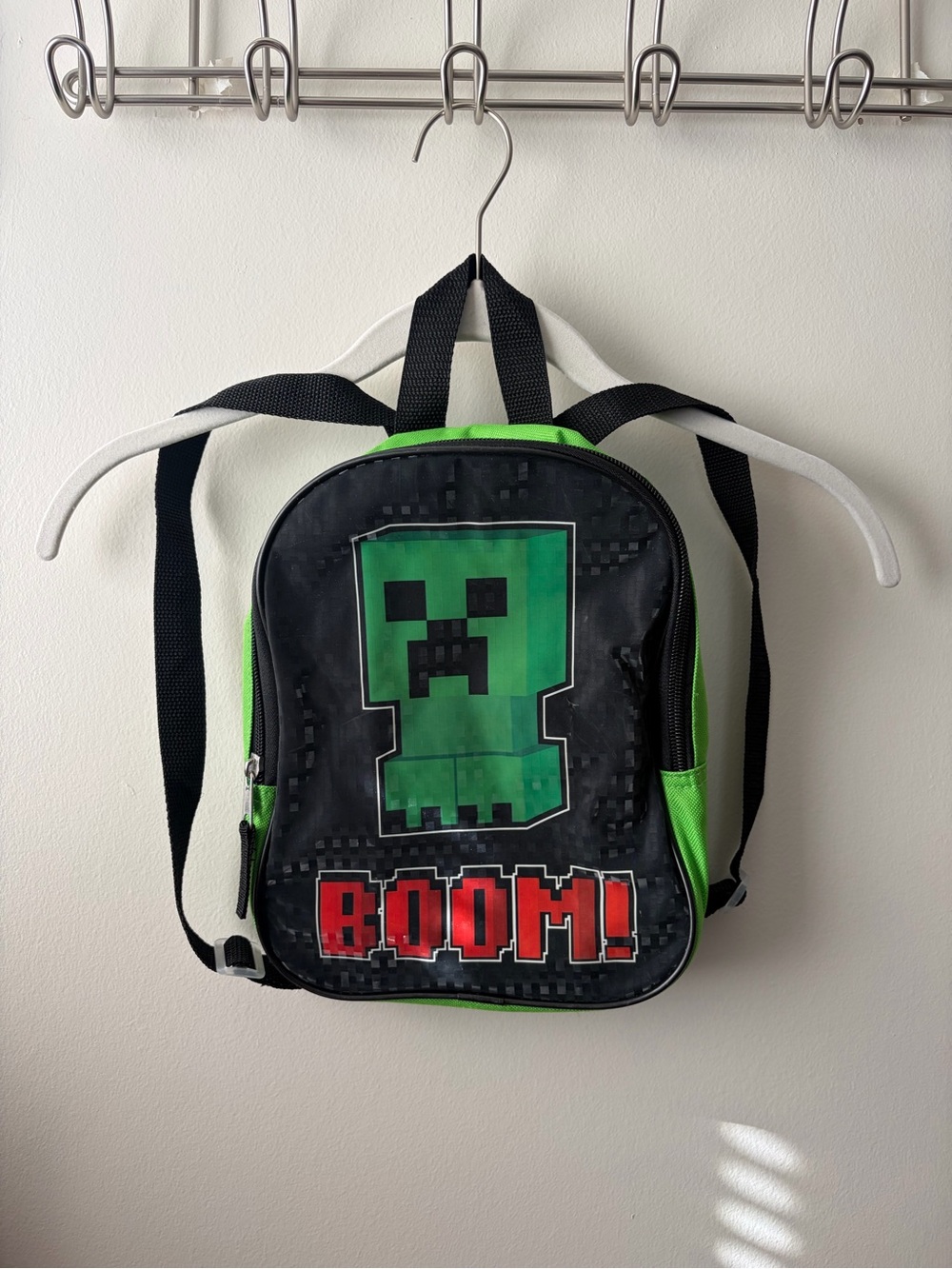 Kids Minecraft Creeper 'BOOM!' Backpack